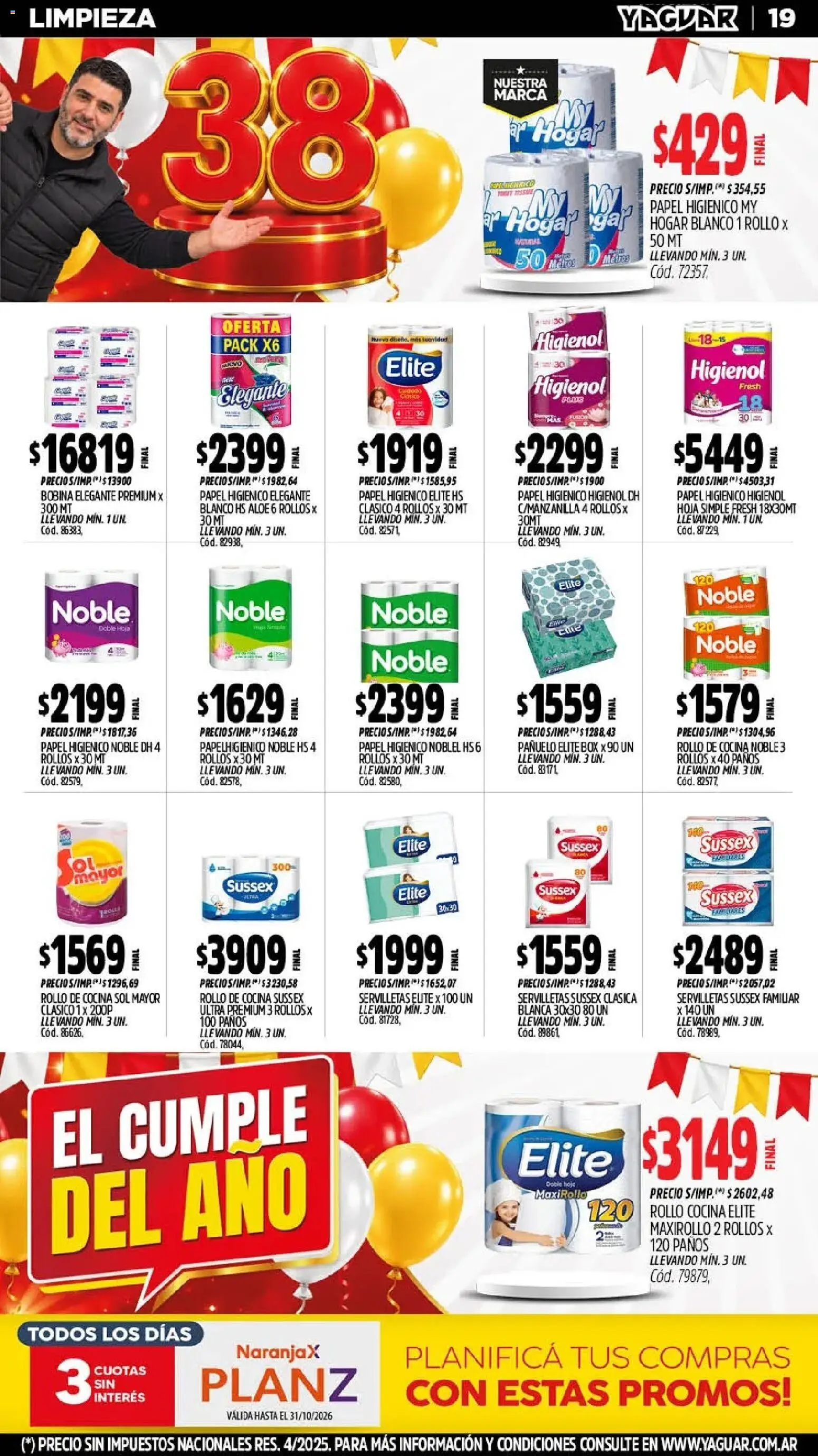 Vista previa del folleto de la tienda Yaguar válido desde el 26/10/2026 