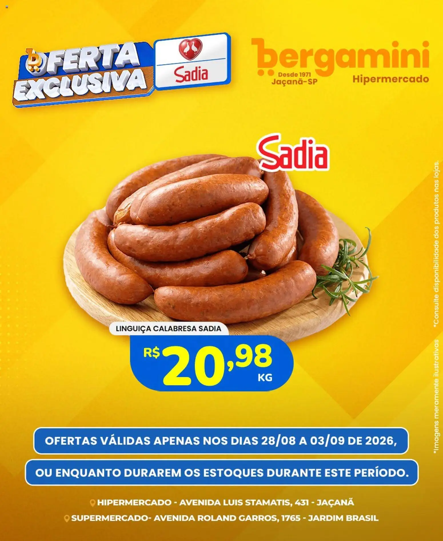 Ofertas Supermercado Bergamini ofertas Sadia e a Perdigão até 03/09/2026. - Página 4
