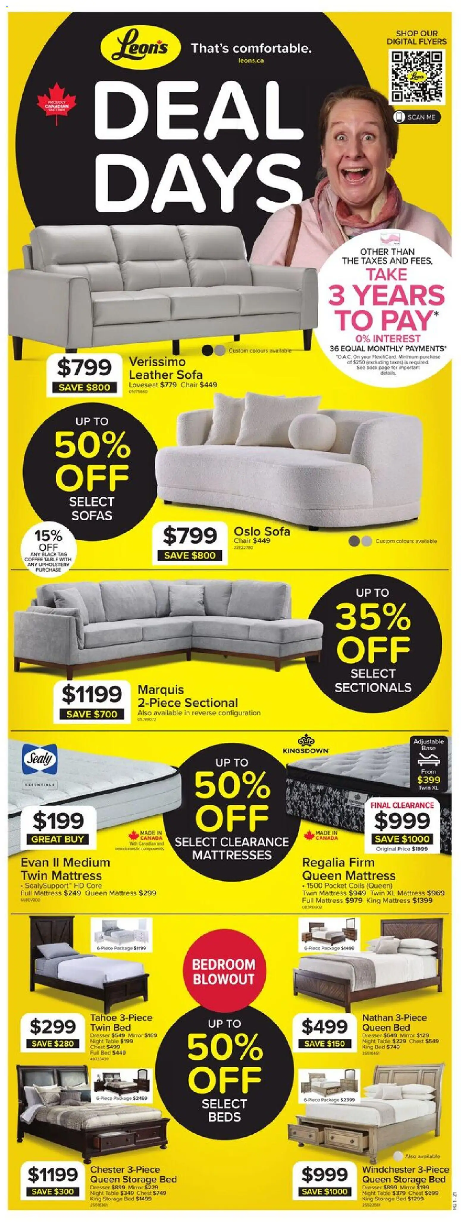 Preview of leaflet Leon's weekly flyer / circulaire from shop Leon's is valid from May 14, 2026