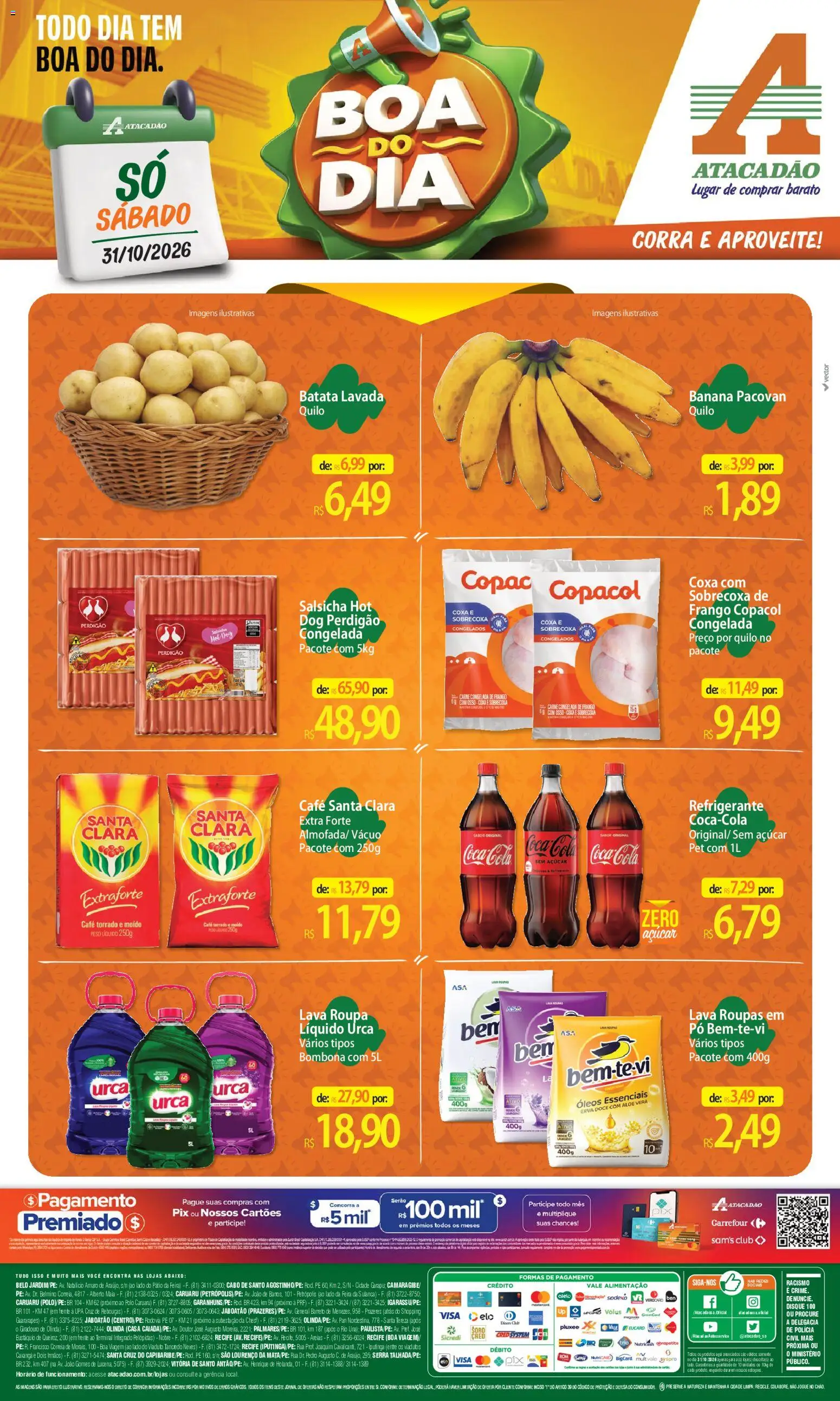 Pré-Visualização do folheto "Atacadão ofertas - PE" da loja Atacadão válido a partir de 31/10/2026