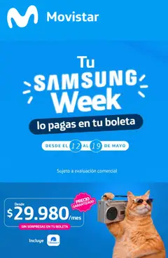 Folleto de la tienda Movistar válido desde el 17.05.2026 