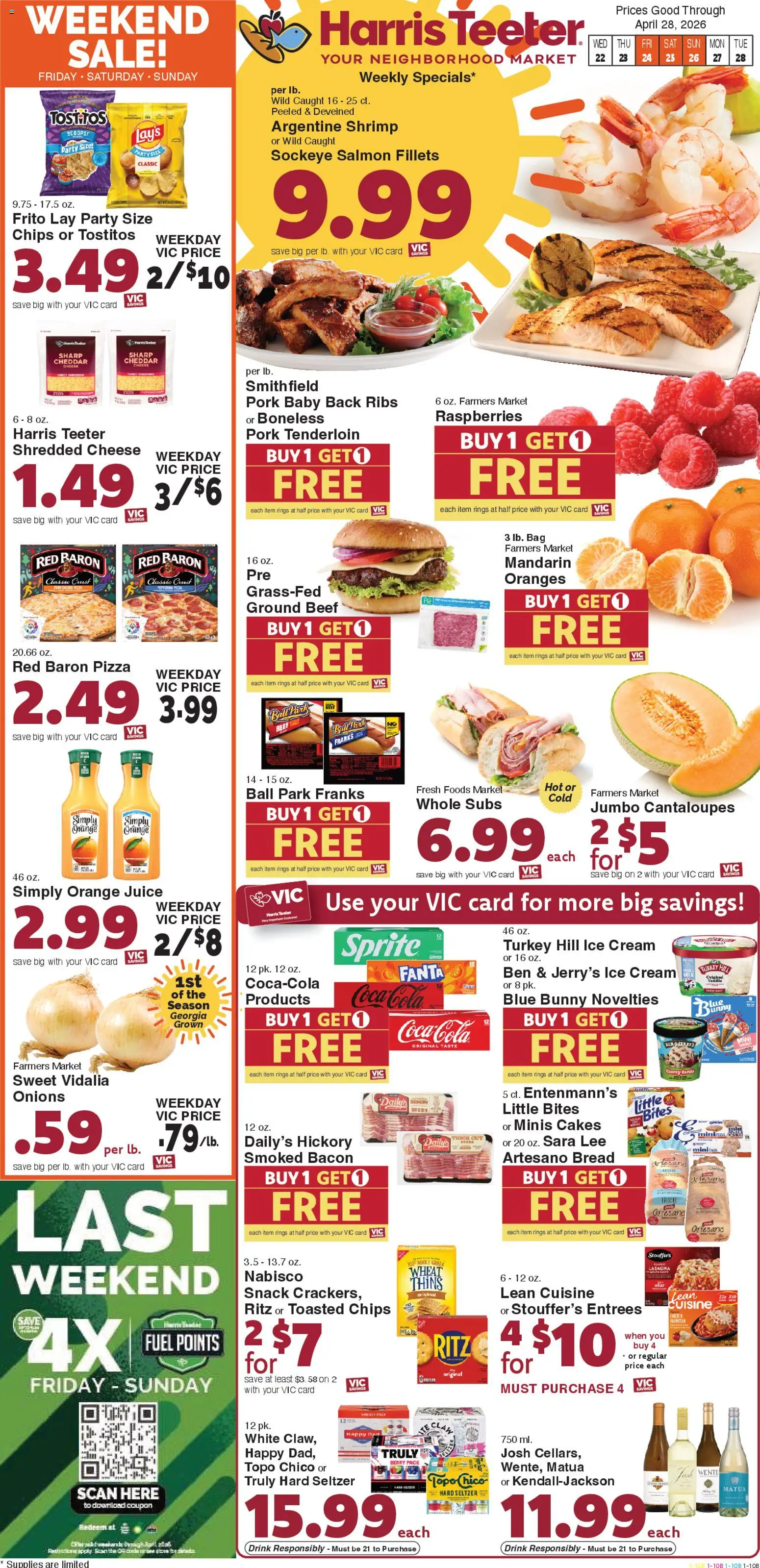 Ad Preview of Harris Teeter Harris Teeter Weekly Ad from 04/22/2026