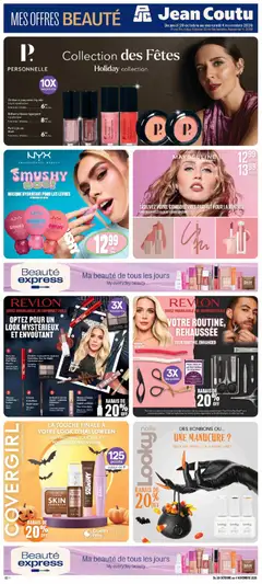 Un aperçu du dépliant Jean Coutu circulaire - Beauty Booklet du magasin Jean Coutu est valide à partir 29 oct. 2026