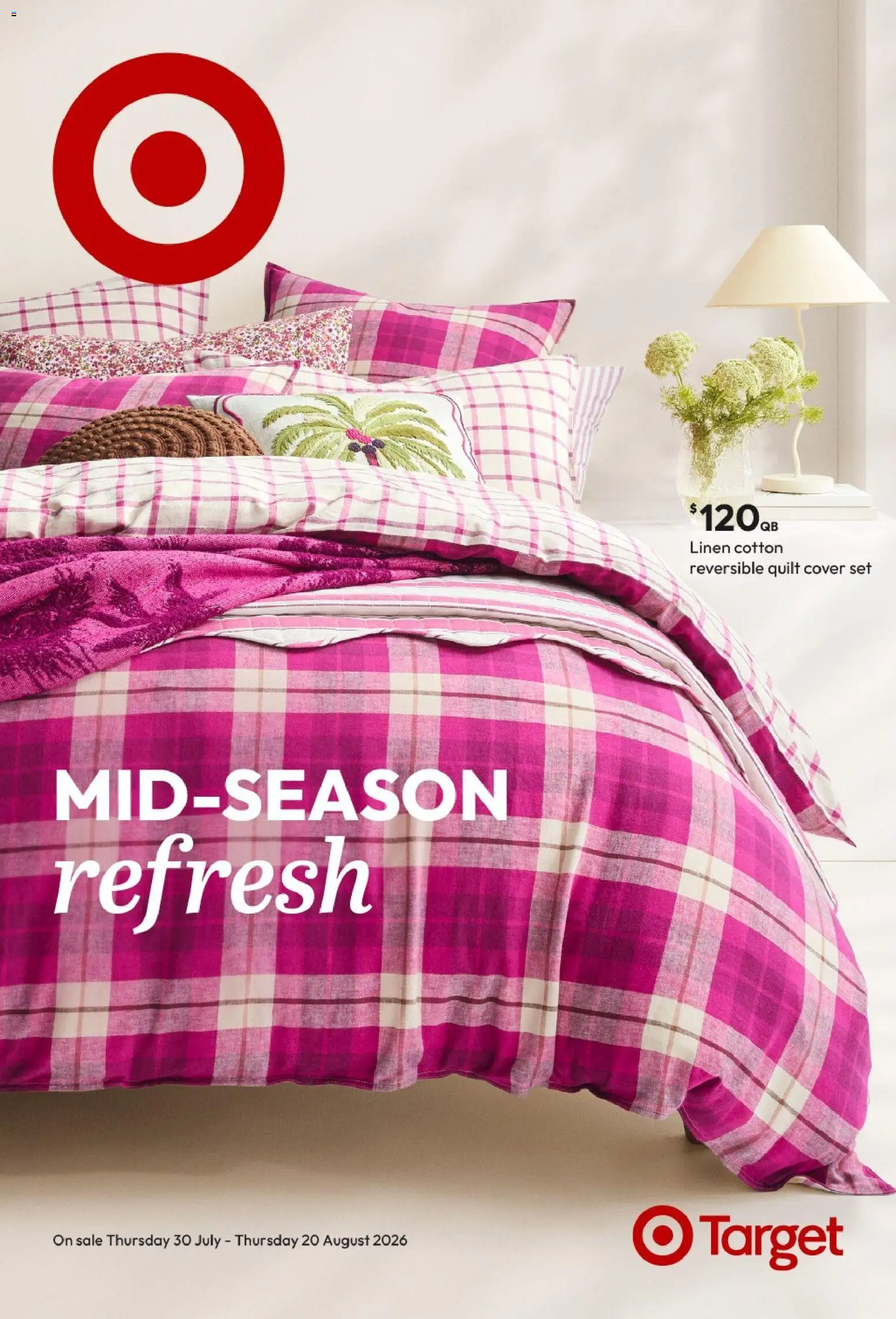 Preview of catalogue Target catalogue from shop Target valid 30/07/2026 - Linen