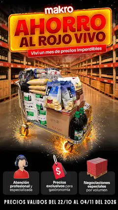 Vista previa del folleto de la tienda Makro válido desde el 22/10/2026 