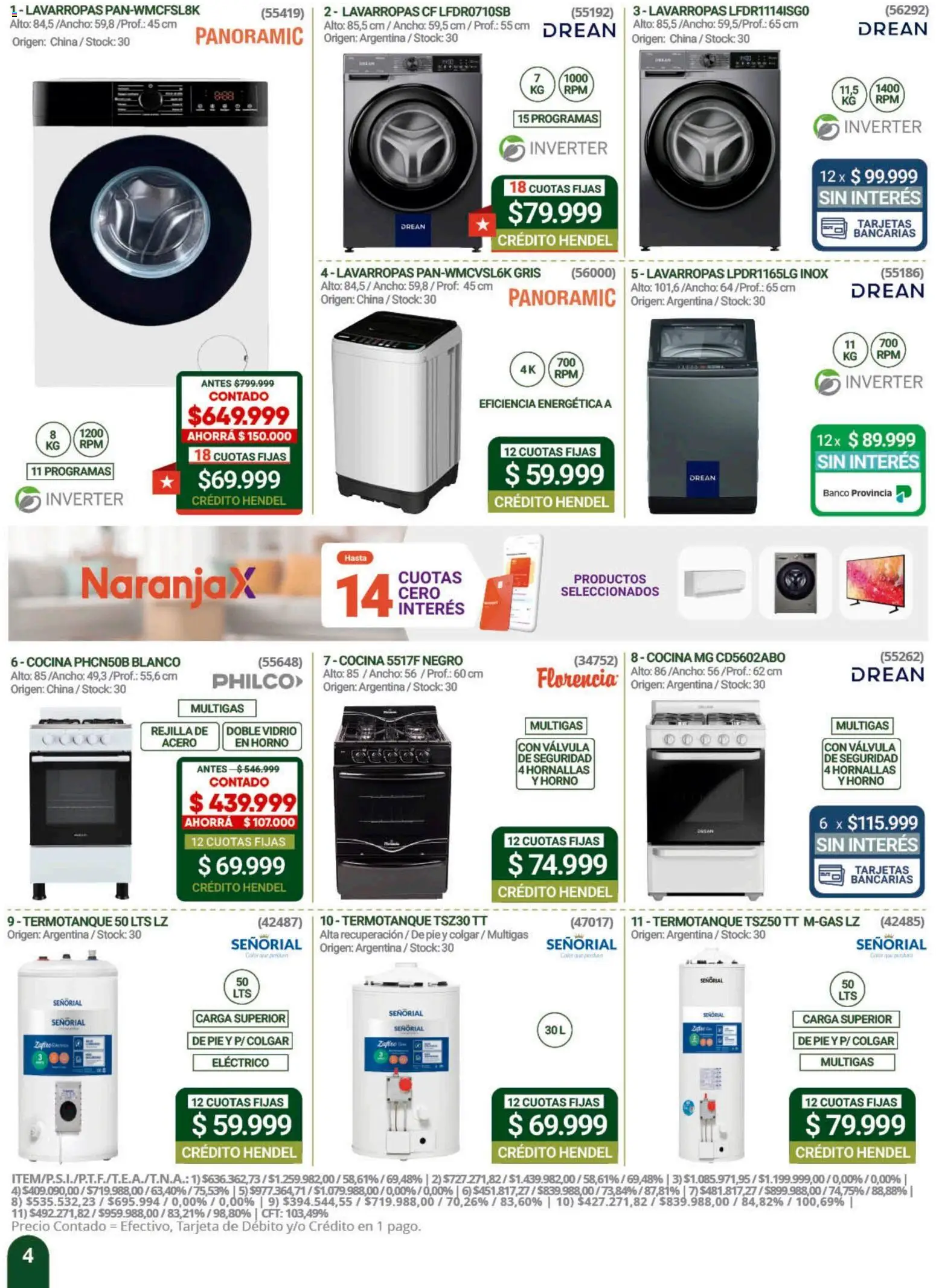 Vista previa del folleto de la tienda Hendel válido desde el 01/10/2026 - Cocina, Lavarropas, Termotanque, Horno, Rejilla