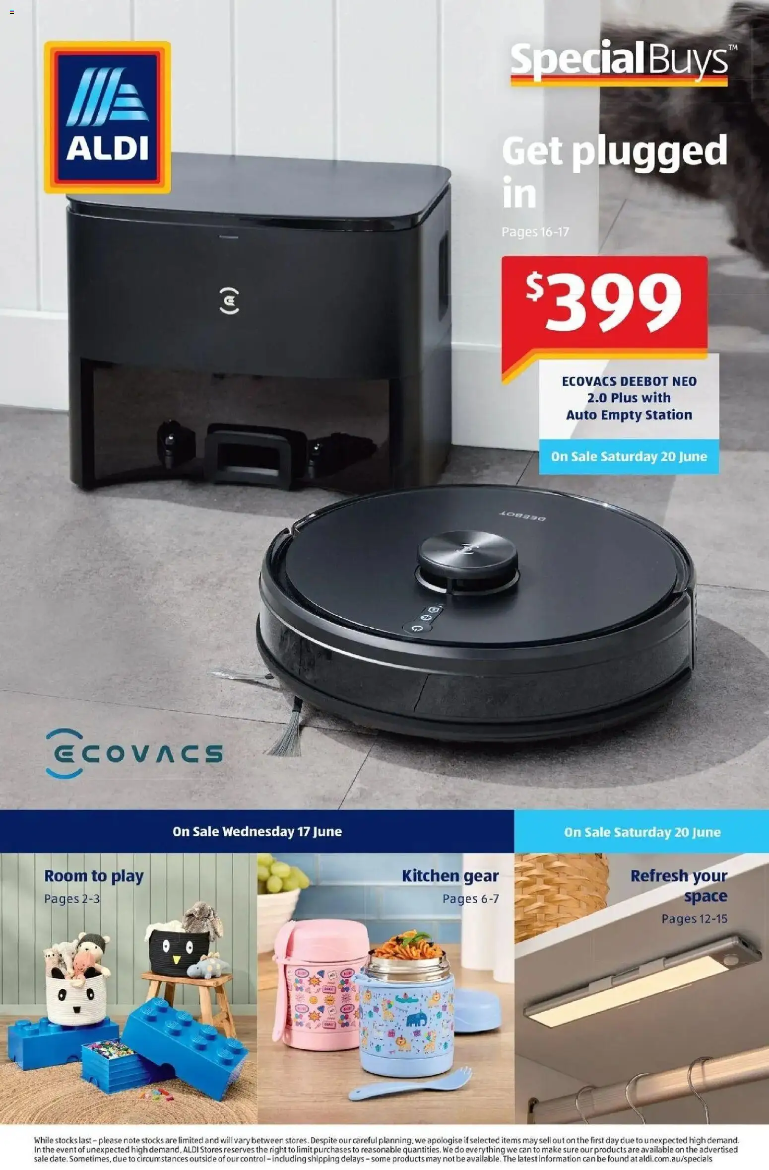 Preview of catalogue Aldi catalogue Special Buys from shop Aldi valid 17/06/2026