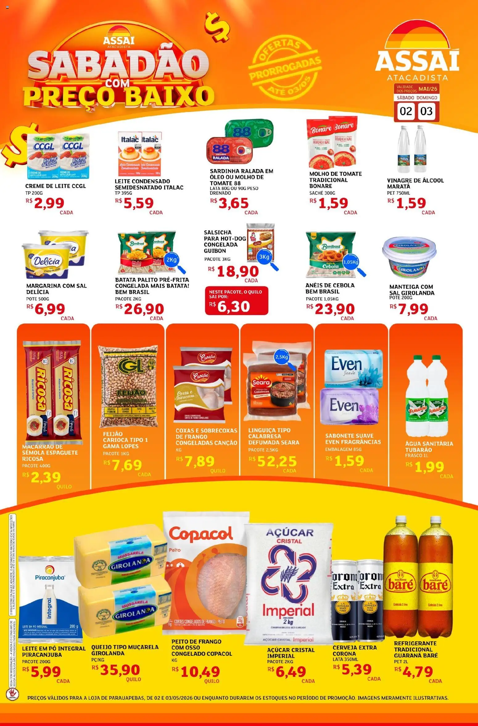 Pré-Visualização do folheto "Assaí Atacadista ofertas - PA" da loja Assaí Atacadista válido a partir de 02/05/2026