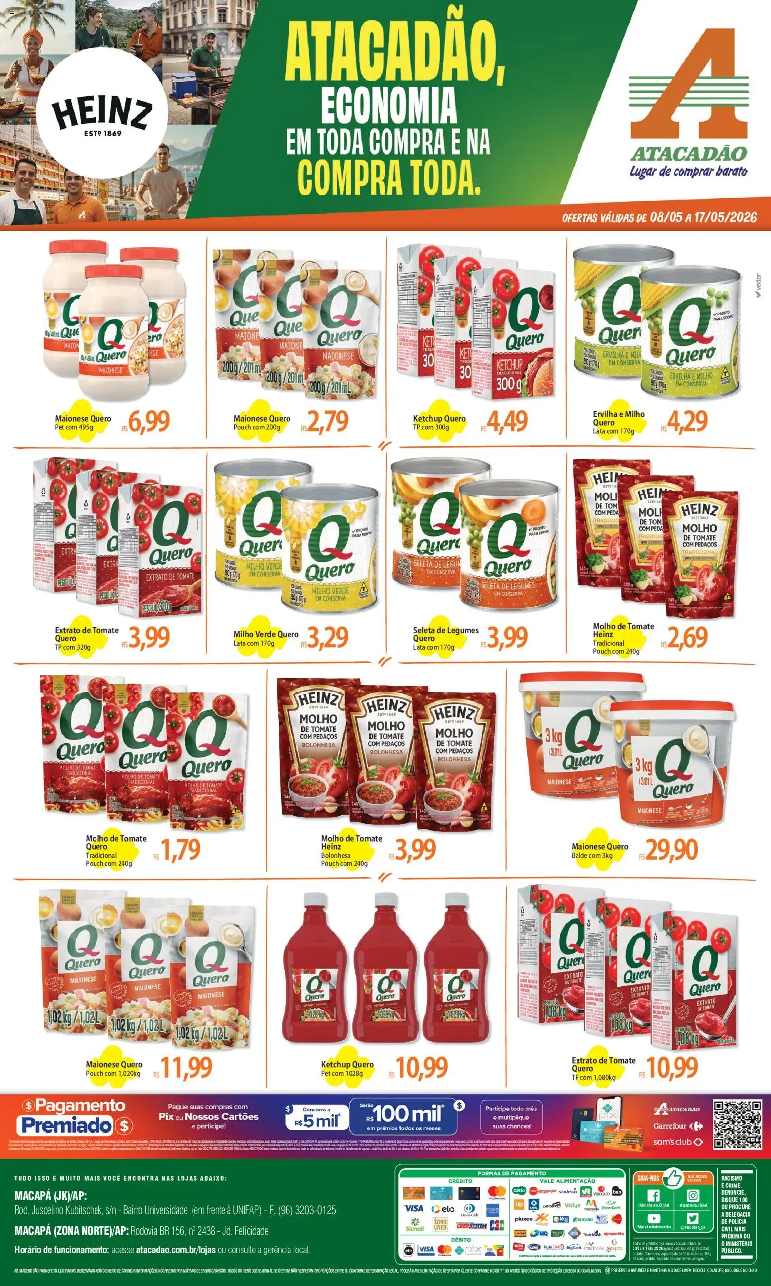 Pré-Visualização do folheto "Atacadão ofertas - AP" da loja Atacadão válido a partir de 08/05/2026