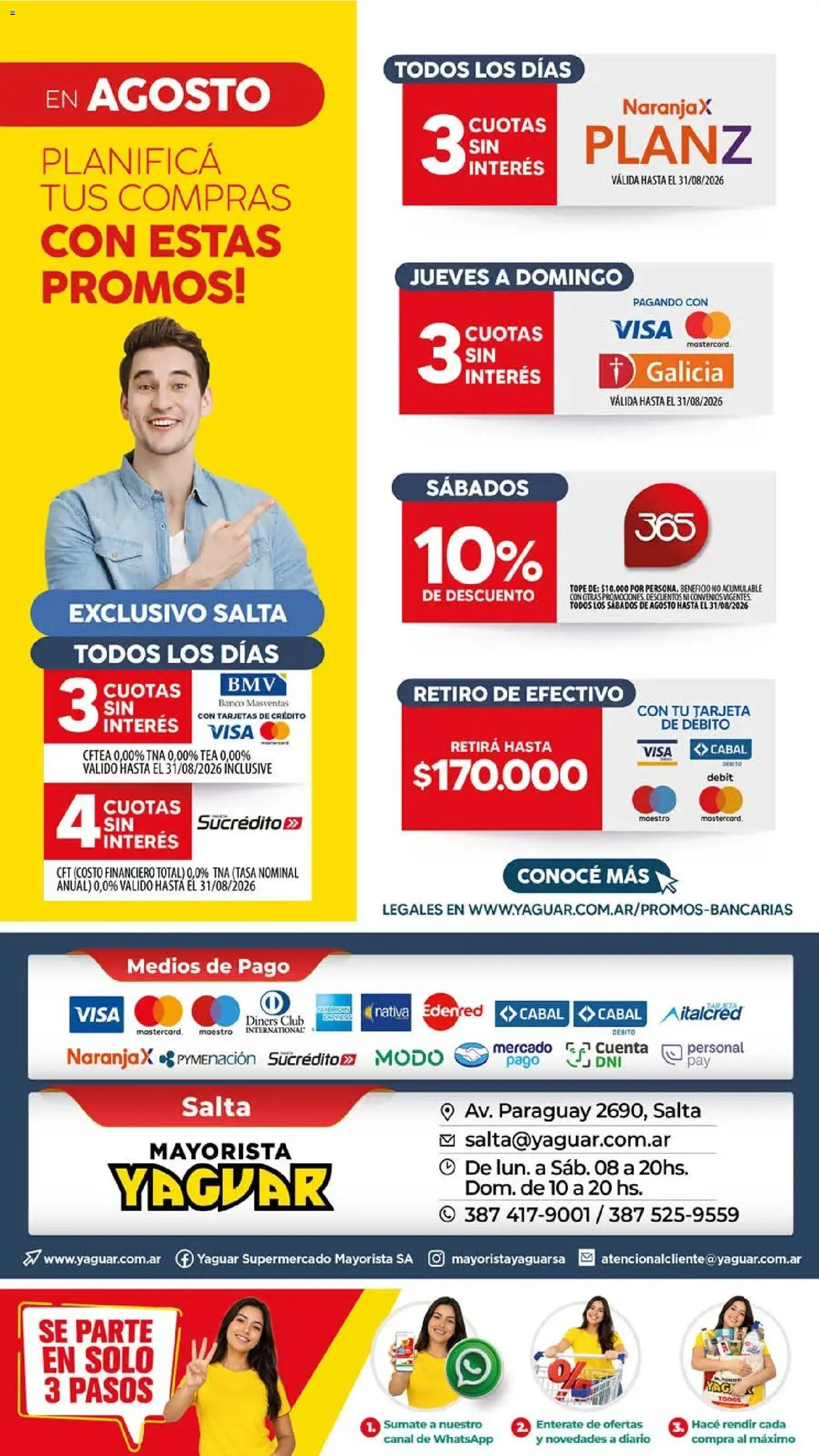 Vista previa del folleto de la tienda Yaguar válido desde el 17/07/2026 