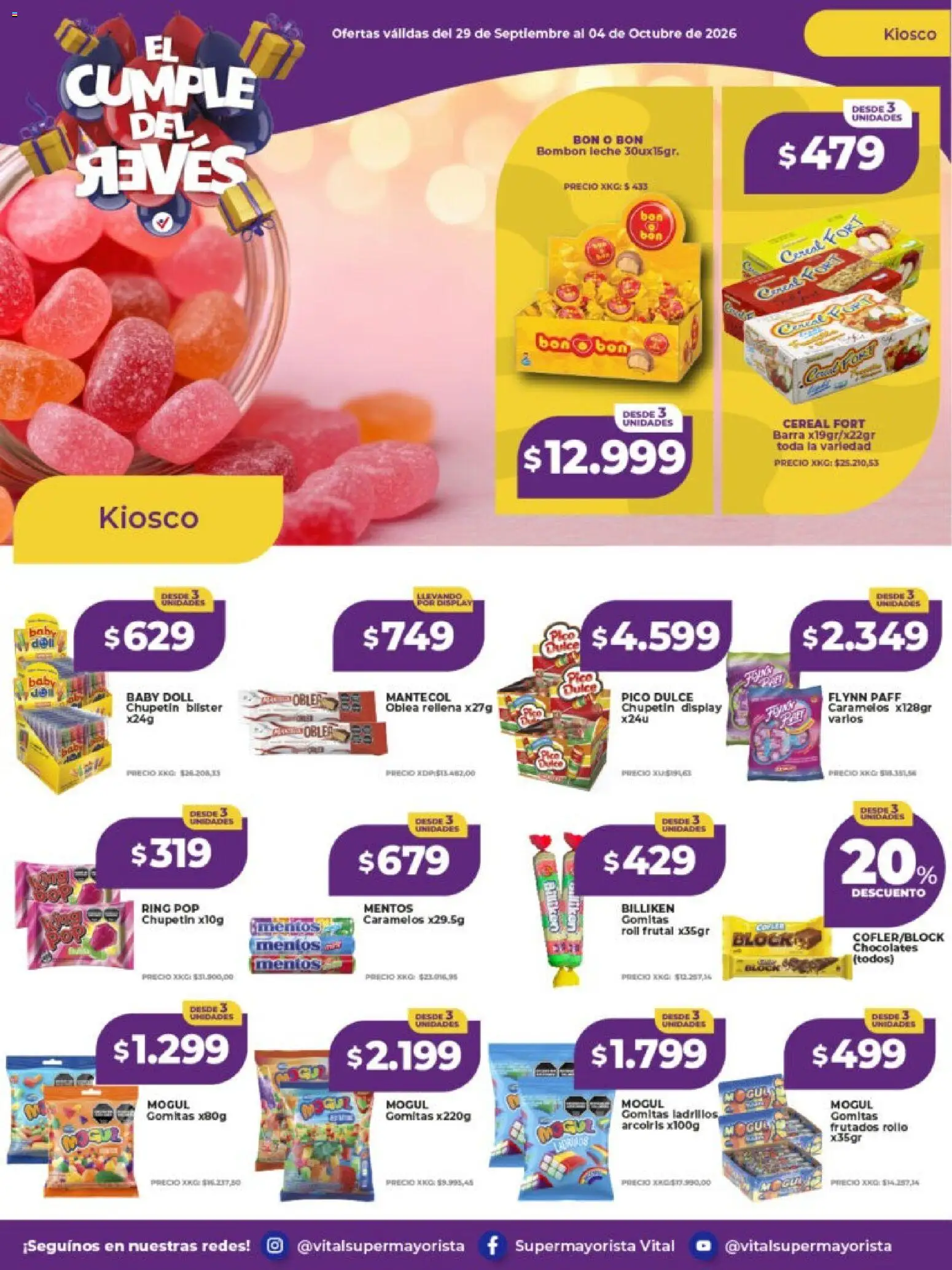 Vista previa del folleto de la tienda Vital válido desde el 29/09/2026 
