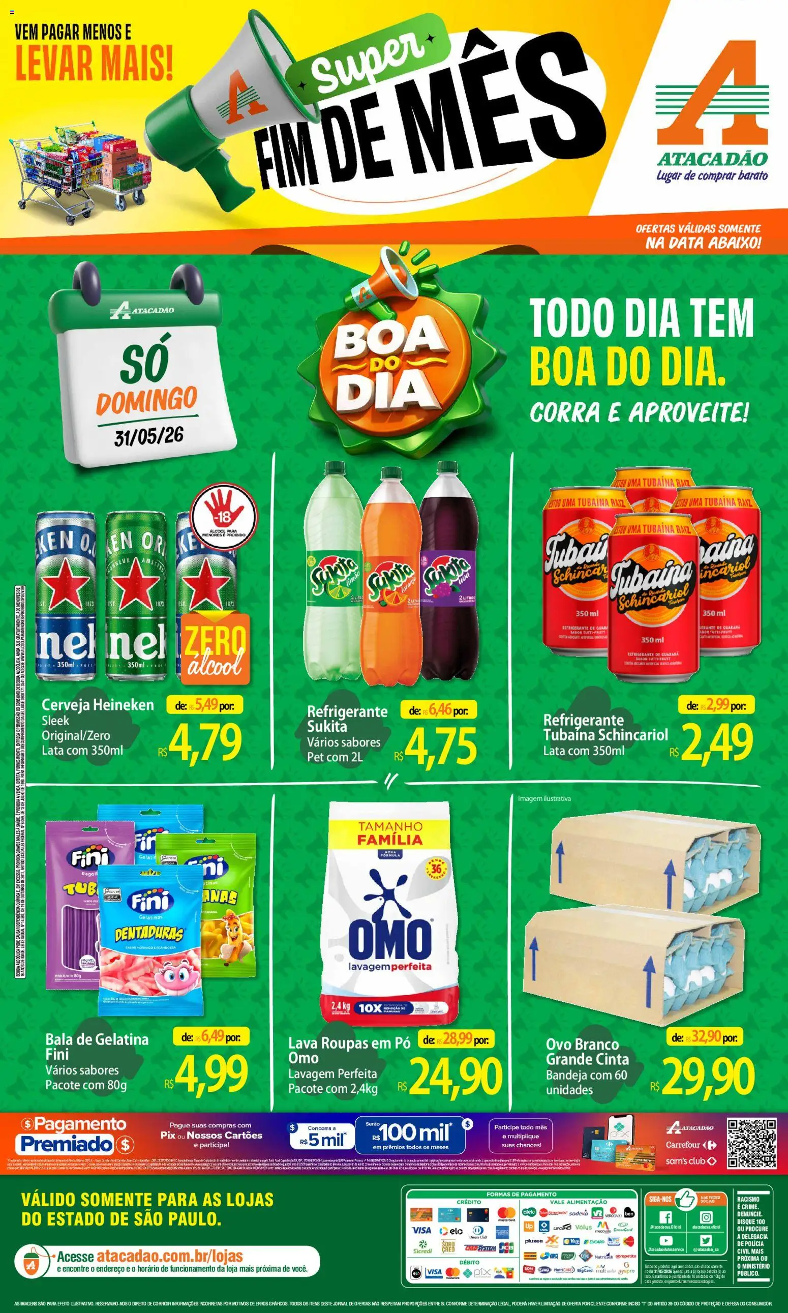 Pré-Visualização do folheto "Atacadão ofertas - SP" da loja Atacadão válido a partir de 31/05/2026