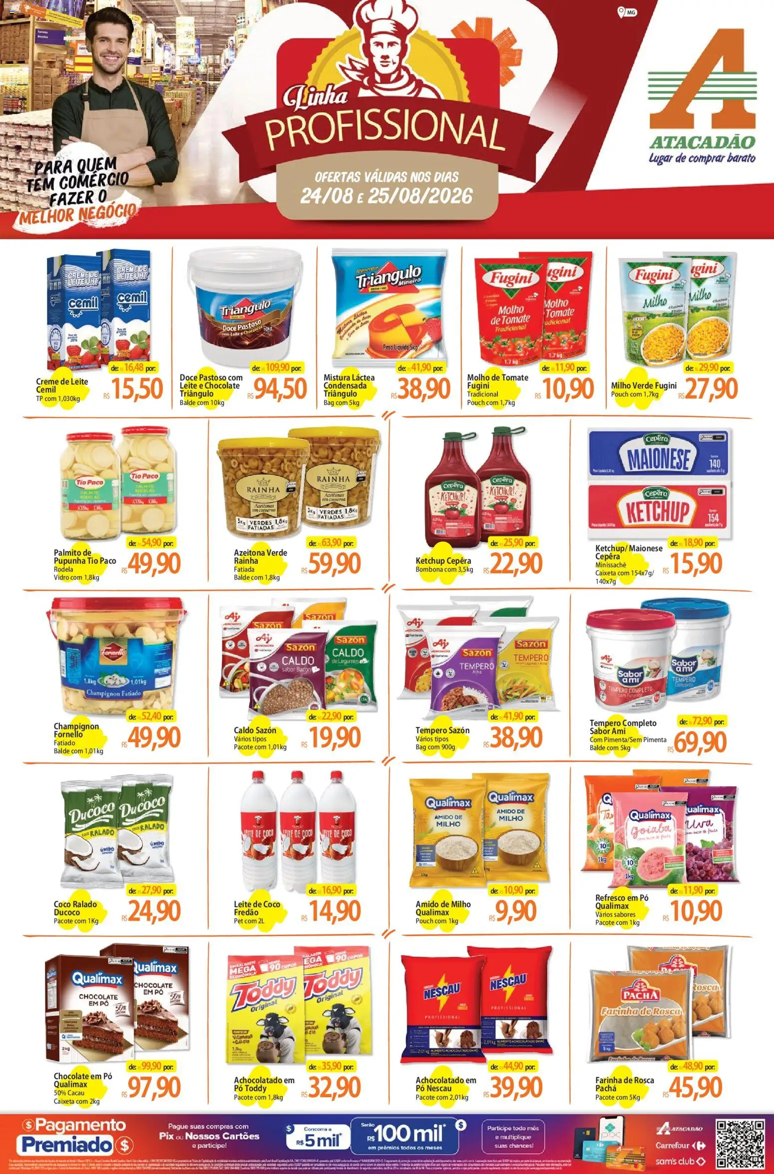 Pré-Visualização do folheto "Atacadão ofertas - MG" da loja Atacadão válido a partir de 24/08/2026