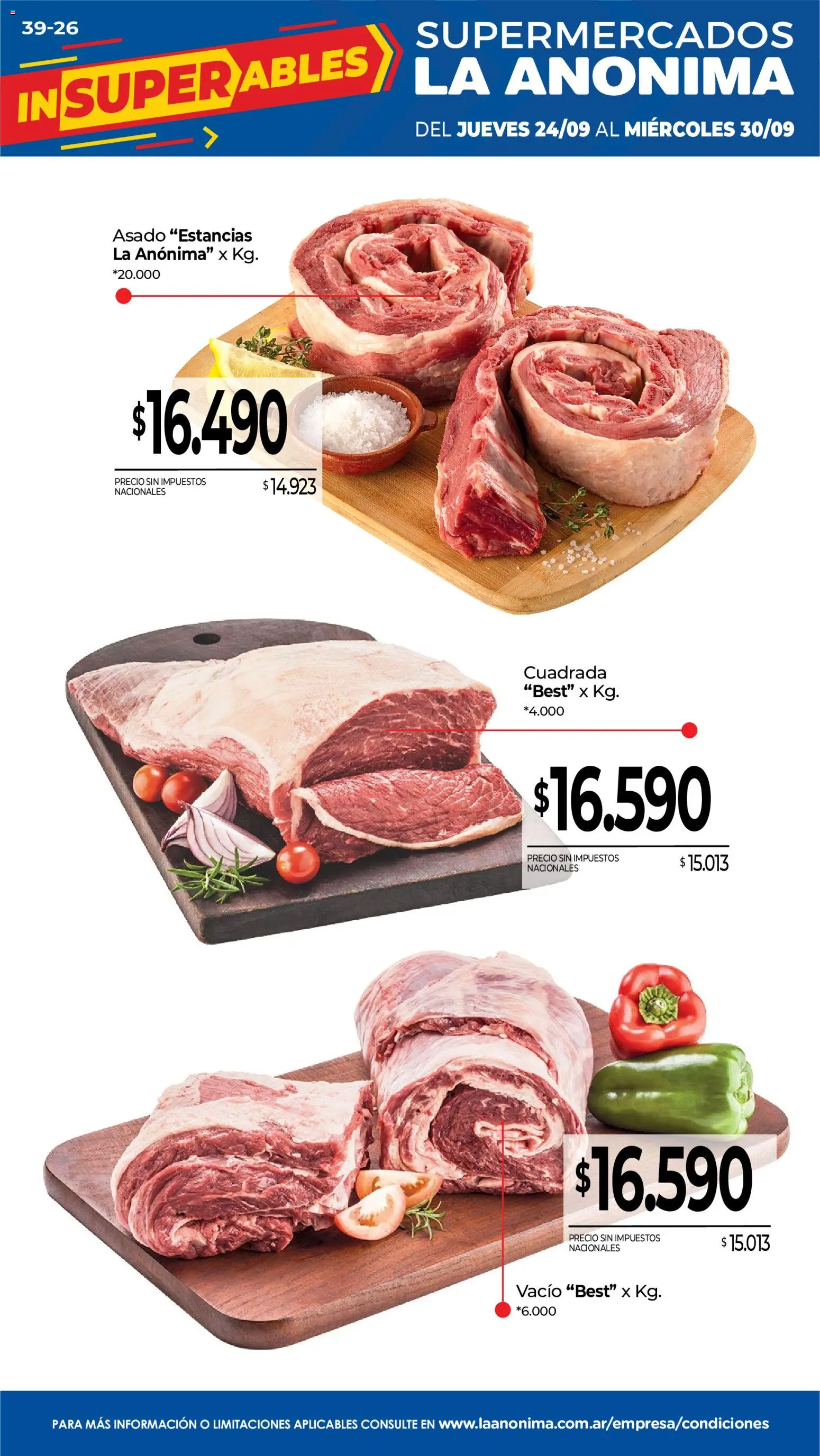 Vista previa del folleto de la tienda La Anonima válido desde el 24/09/2026 