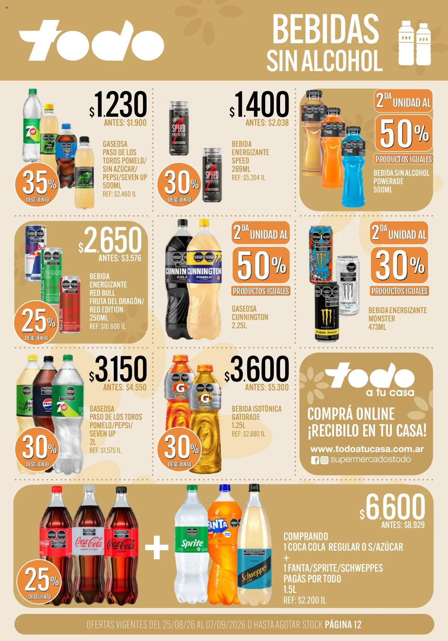 Vista previa del folleto de la tienda Supermercados TODO válido desde el 25/08/2026 