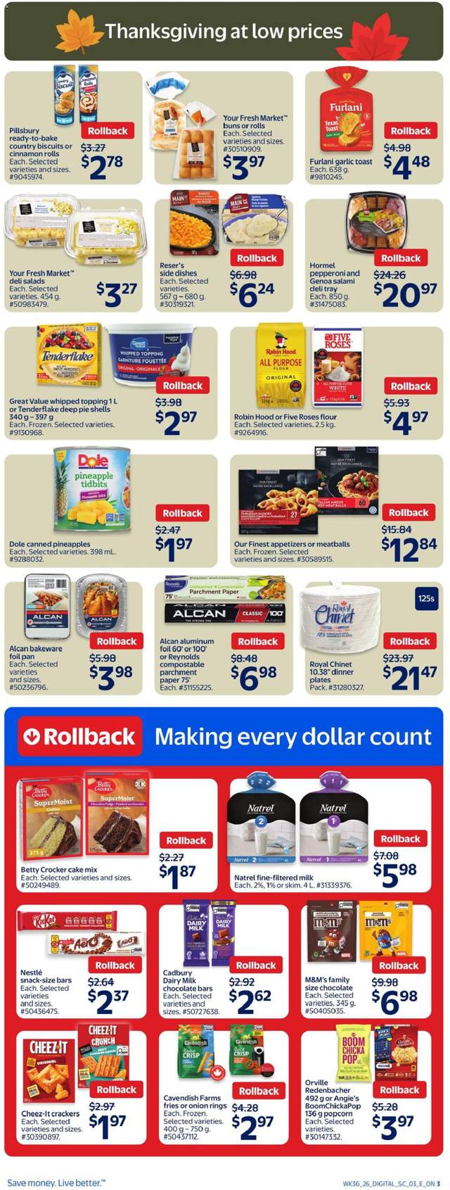 New Walmart flyer from Oct 01