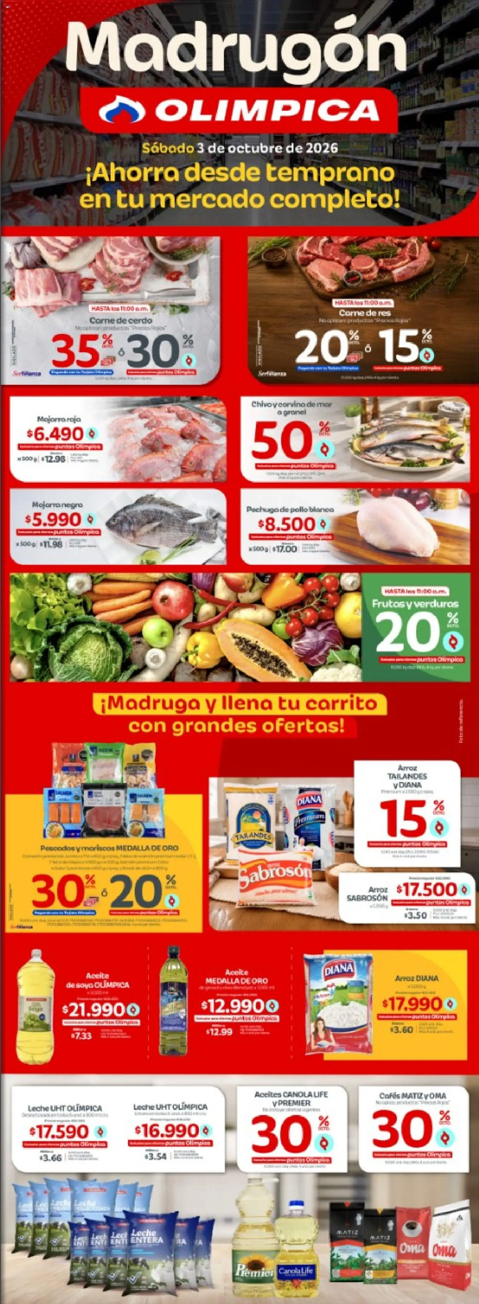  Vista previa del prospecto Olímpica catálogo Madrugón del almacen Olímpica válida del 03/10/2026 al 03/10/2026