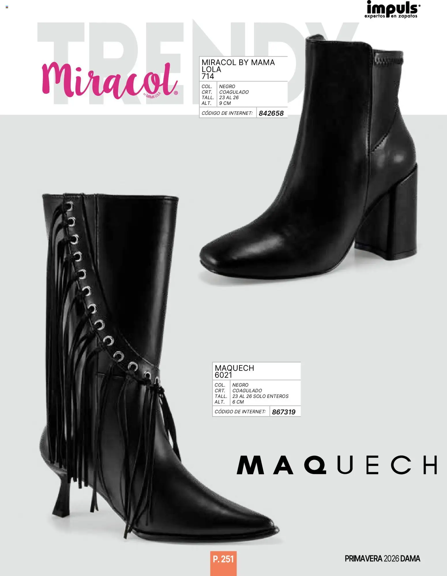 Vista previa las ofertas de la tienda Impuls - Catálogo Primavera desde el 01/01/2026 - Zapatos