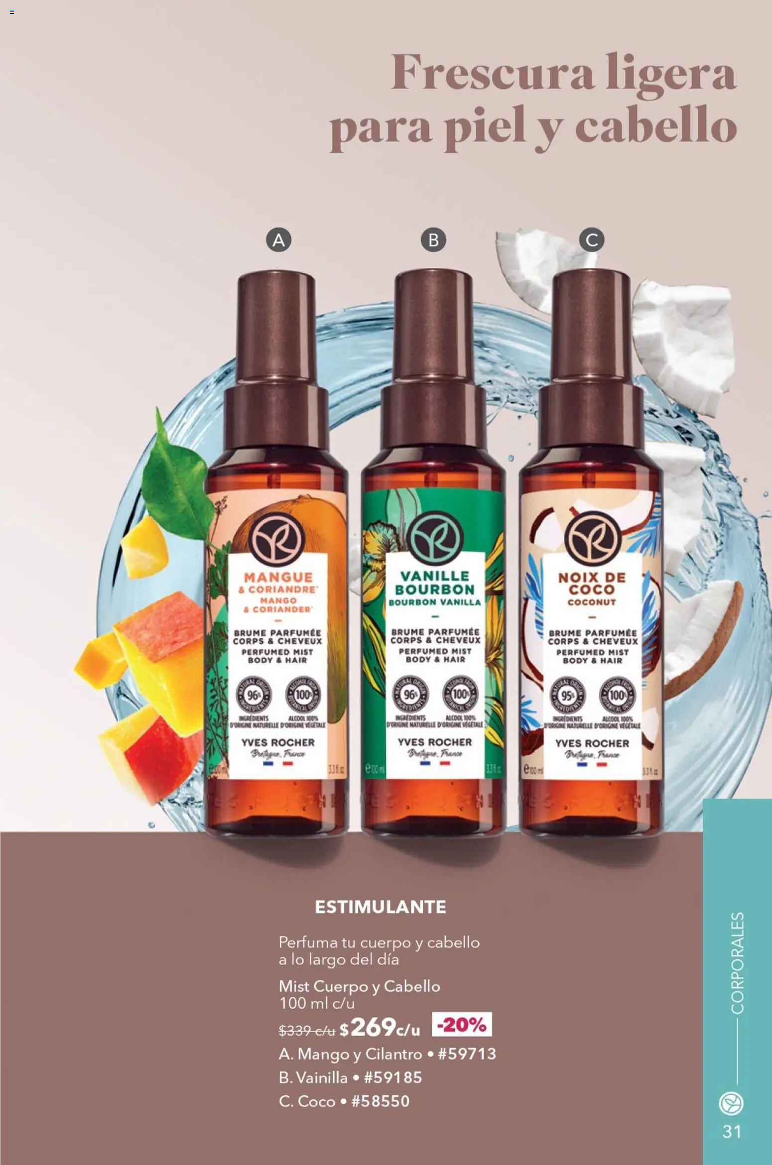Vista previa las ofertas de la tienda Yves Rocher - Yves Rocher campaña 9 2026 desde el 23/06/2026 - Mango, Coco, Body, Vainilla