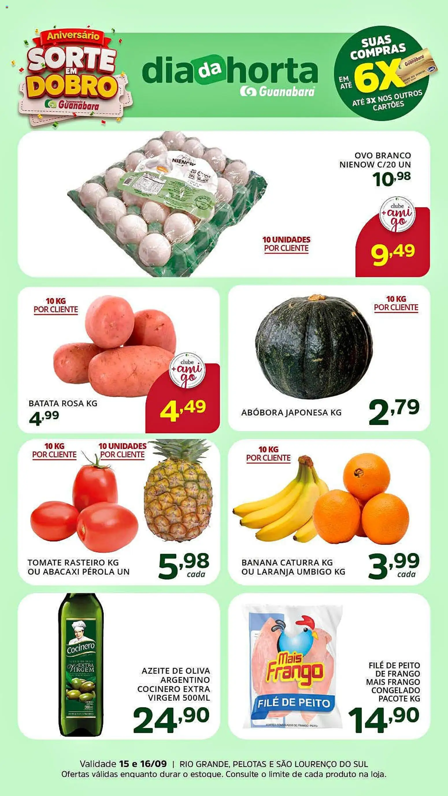 Pré-Visualização do folheto "Supermercado Guanabara - Ofertas da semana" da loja Supermercado Guanabara válido a partir de 15/09/2026