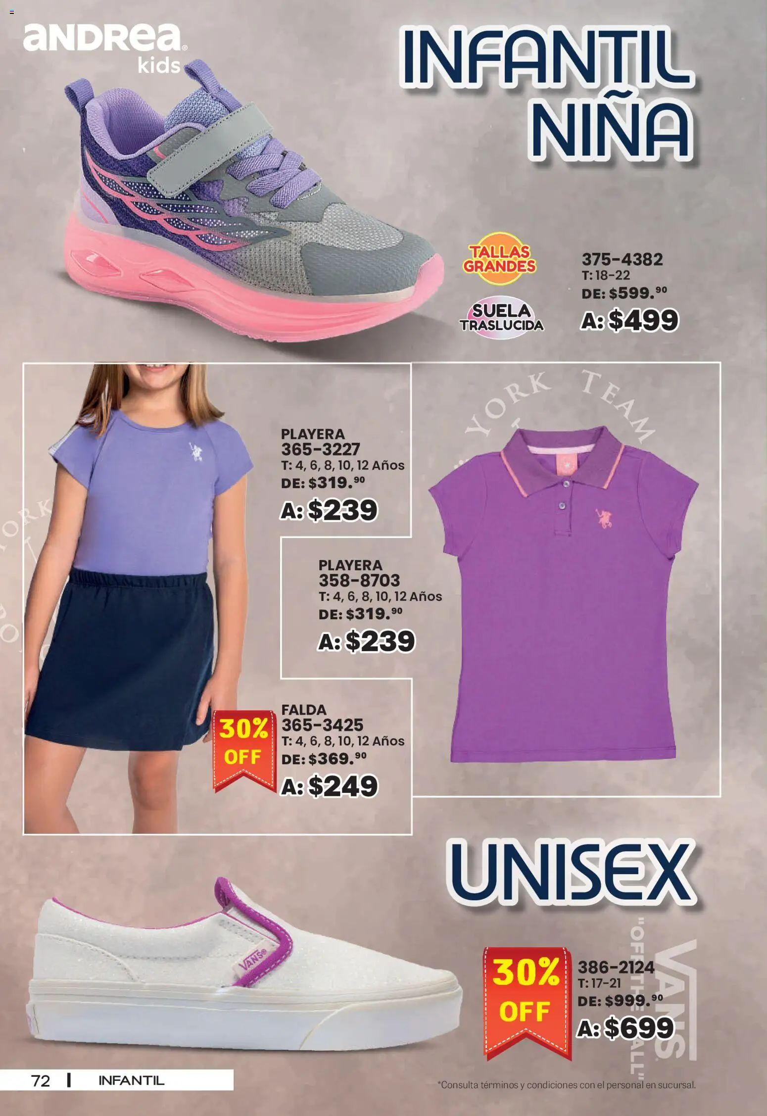 Vista previa las ofertas de la tienda Andrea - Andrea catálogo Sport desde el 30/08/2026 