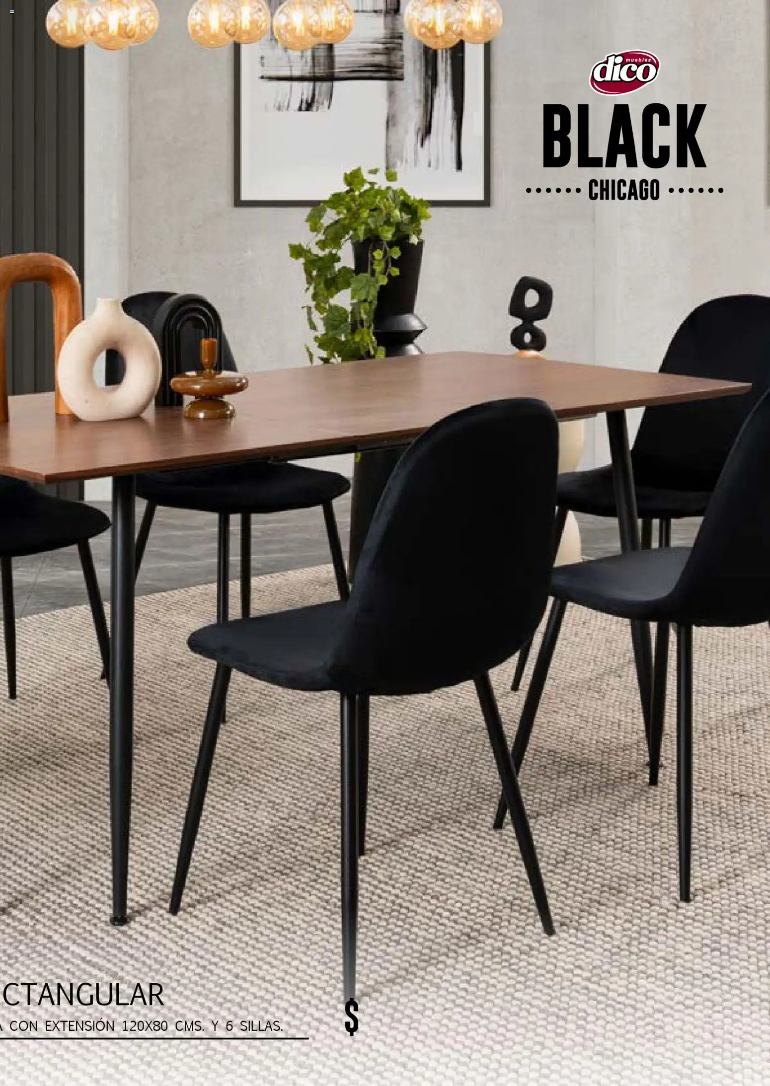 Vista previa las ofertas de la tienda Muebles Dico - Muebles Dico catálogo Black Chicago desde el 17/03/2026 