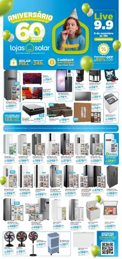 Pré-Visualização do folheto "Lojas Solar - Ofertas atuais" da loja Lojas Solar válido a partir de 01/09/2026
