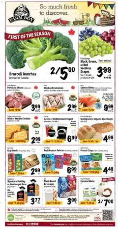 Un aperçu du dépliant Farm Boy weekly flyer / circulaire du magasin Farm Boy est valide à partir 2 juill. 2026