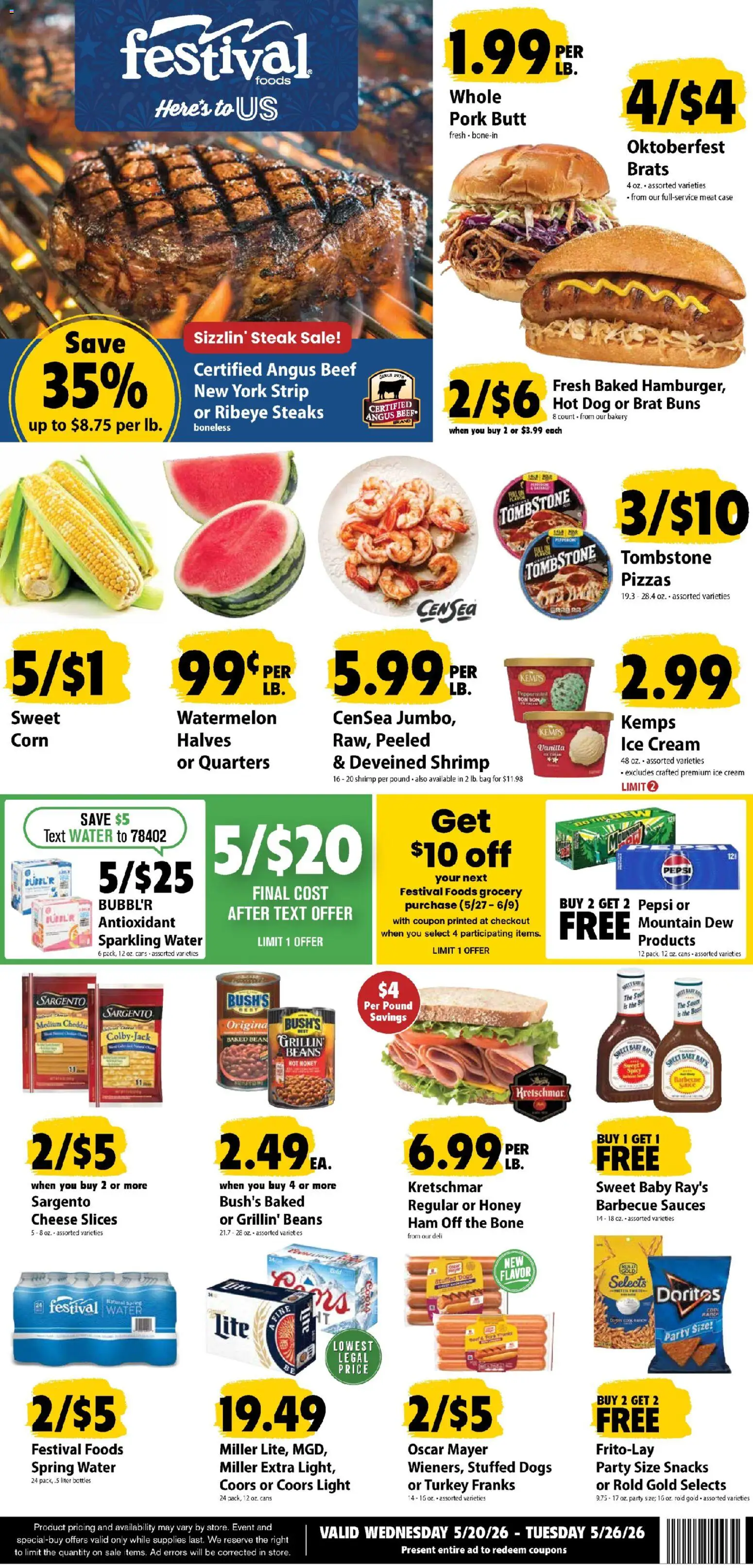 Ad Preview of Festival Foods Festival Foods Weekly Ad from 05/20/2026