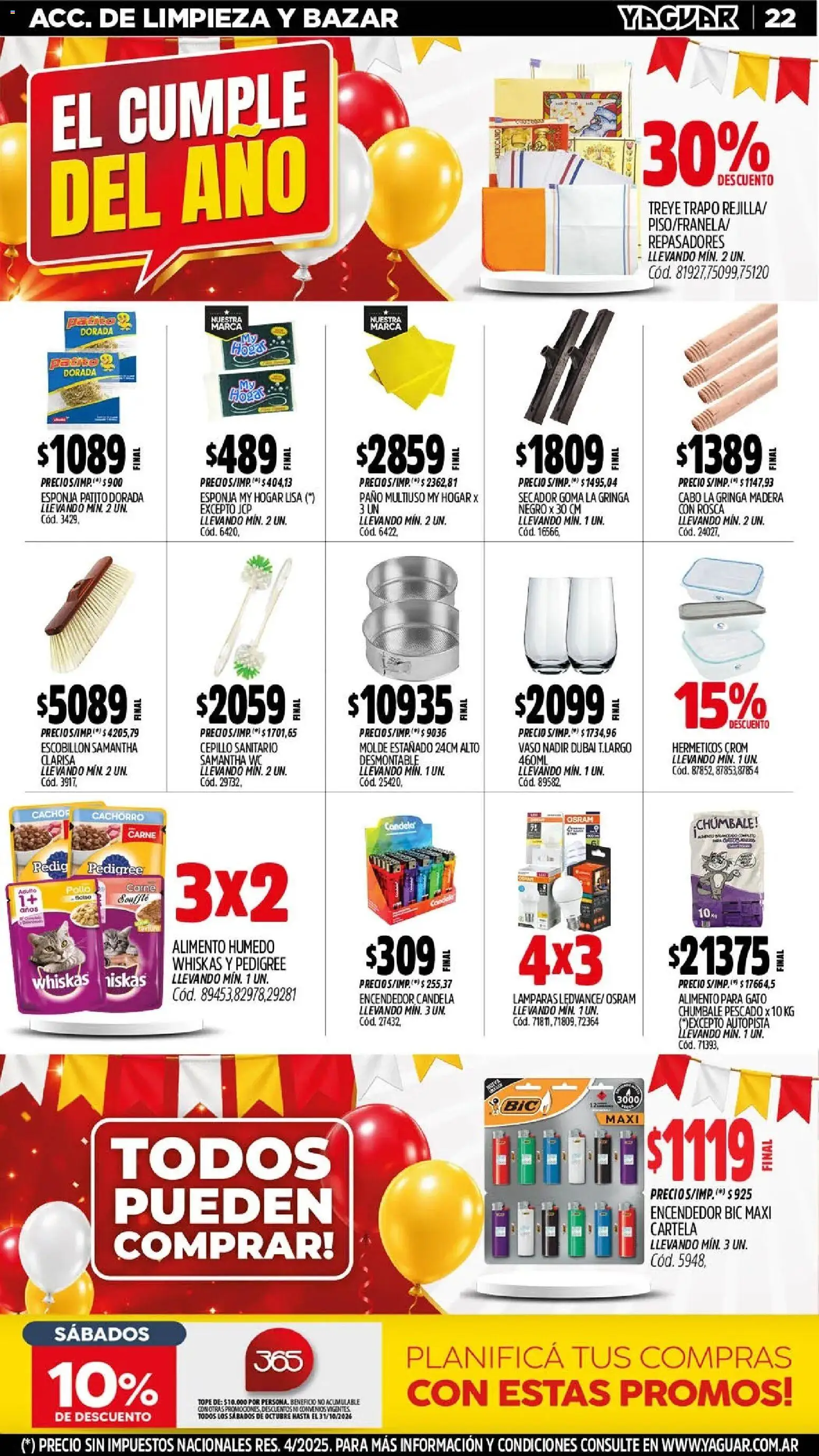Vista previa del folleto de la tienda Yaguar válido desde el 12/10/2026 