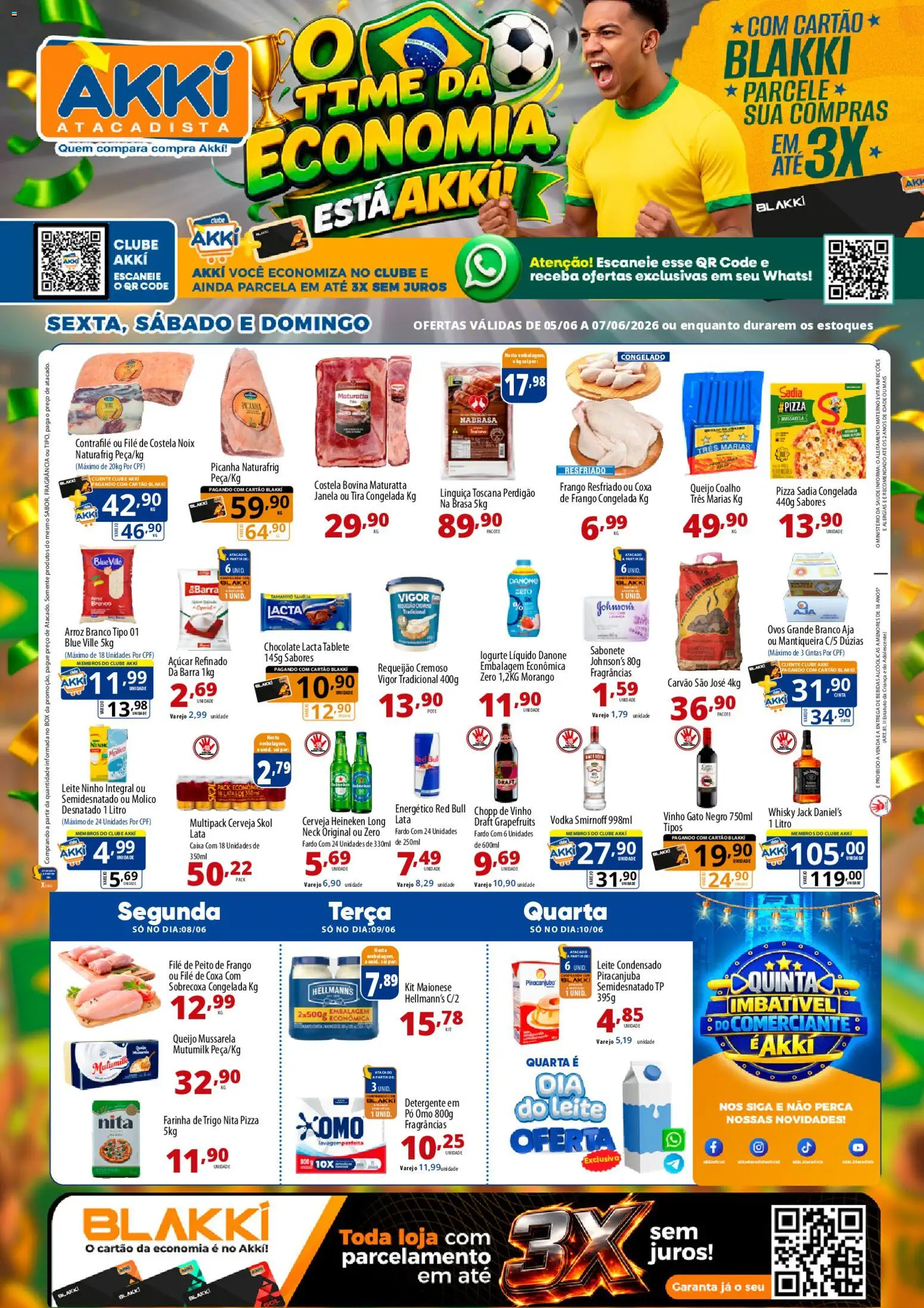 Pré-Visualização do folheto "Akki Atacadista - Ofertas da semana" da loja Akki Atacadista válido a partir de 05/06/2026