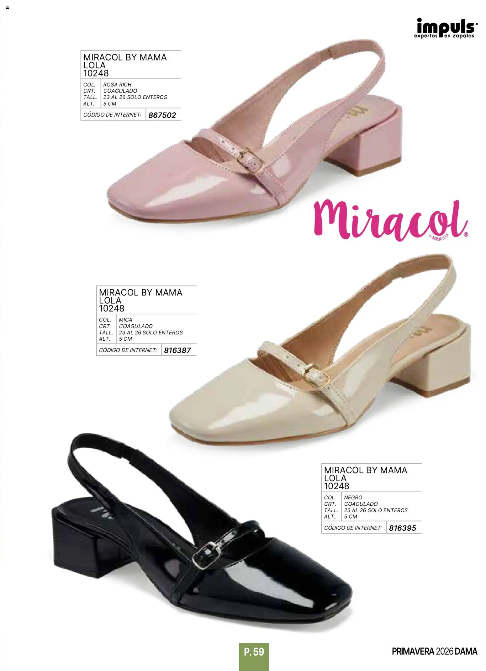 Vista previa las ofertas de la tienda Impuls - Catálogo Primavera desde el 01/01/2026 - Zapatos