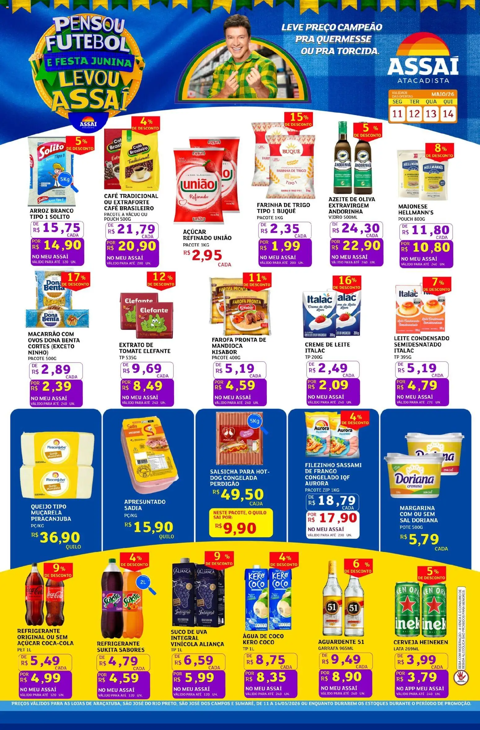 Pré-Visualização do folheto "Assaí Atacadista ofertas - SP" da loja Assaí Atacadista válido a partir de 11/05/2026