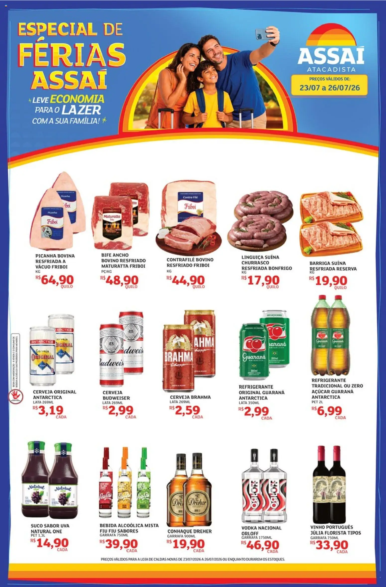 Pré-Visualização do folheto "Assaí Atacadista ofertas" da loja Assaí Atacadista válido a partir de 23/07/2026