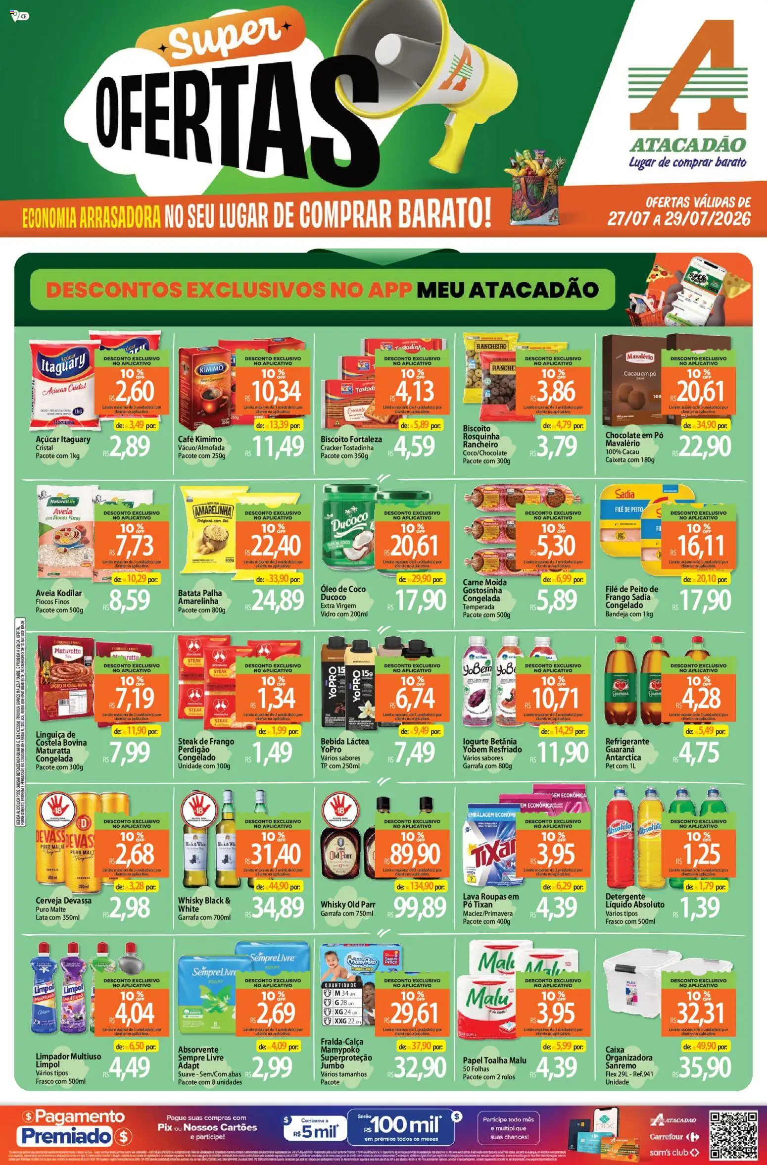 Pré-Visualização do folheto "Atacadão ofertas - CE" da loja Atacadão válido a partir de 27/07/2026