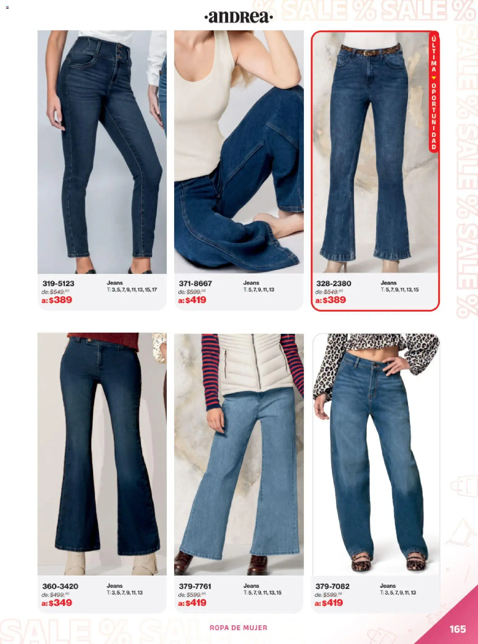 Vista previa las ofertas de la tienda Andrea - Catálogo Outlet desde el 21/12/2025 - Ropa