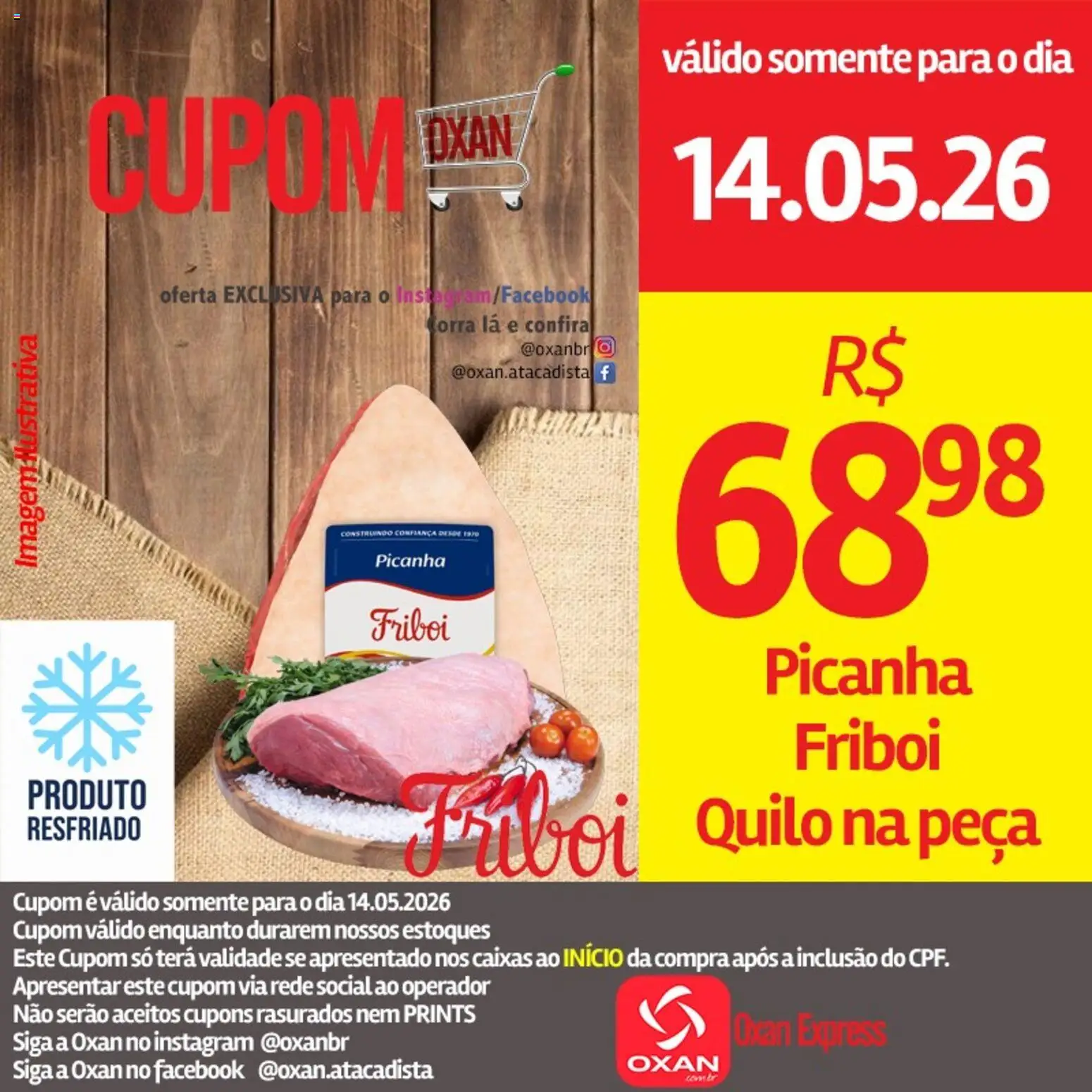 Pré-Visualização do folheto "Oxan Atacadista - Ofertas da semana" da loja Oxan Atacadista válido a partir de 14/05/2026