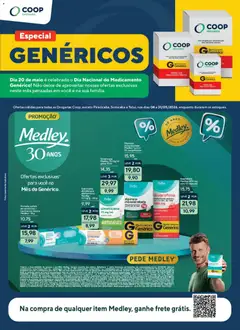 Pré-Visualização do folheto "Coop ofertas Drogaria Genéricos" da loja Coop válido a partir de 04/05/2026