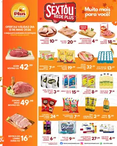 Pré-Visualização do folheto "Rede Plus Supermercados - Ofertas da semana" da loja Rede Plus Supermercados válido a partir de 15/05/2026