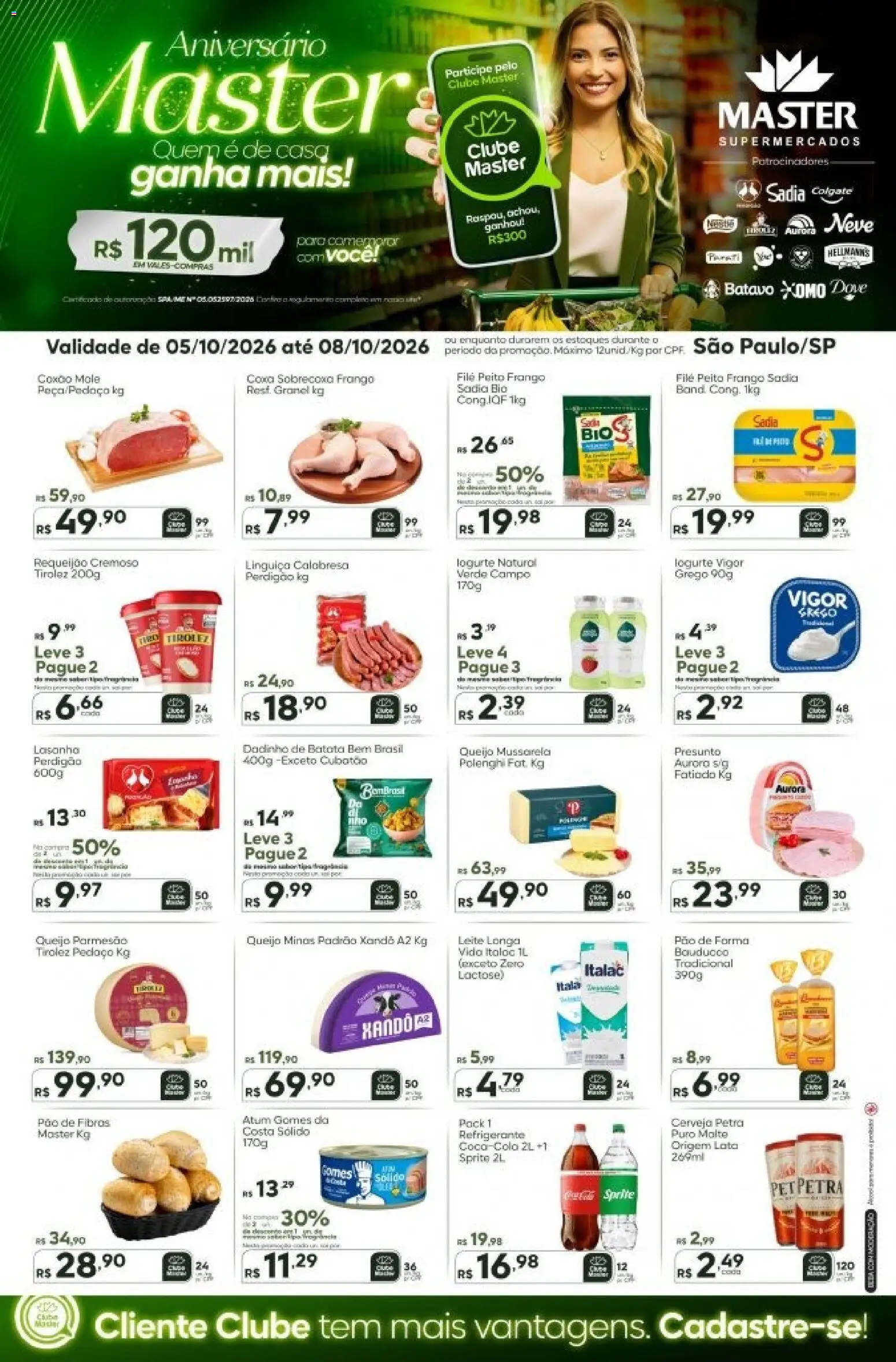 Pré-Visualização do folheto "Master - Ofertas da semana" da loja Master válido a partir de 05/10/2026
