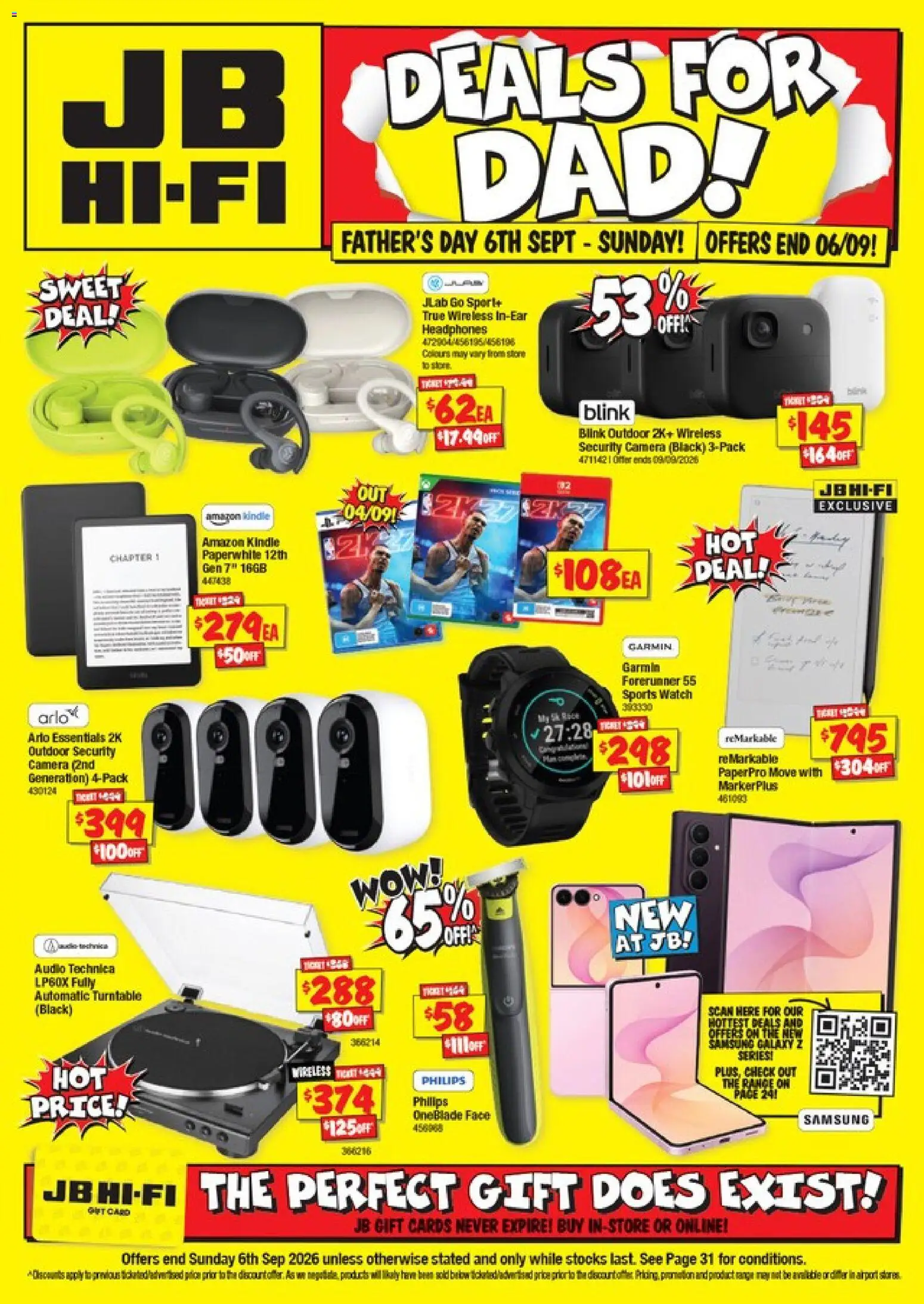 Preview of catalogue JB Hi-Fi Deals for Dad from shop JB Hi-Fi valid 24 Aug 2026