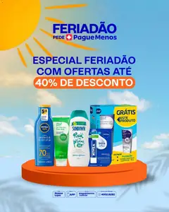 Pré-Visualização do folheto "Pague Menos ofertas Feriadão" da loja Pague Menos válido a partir de 31/08/2026