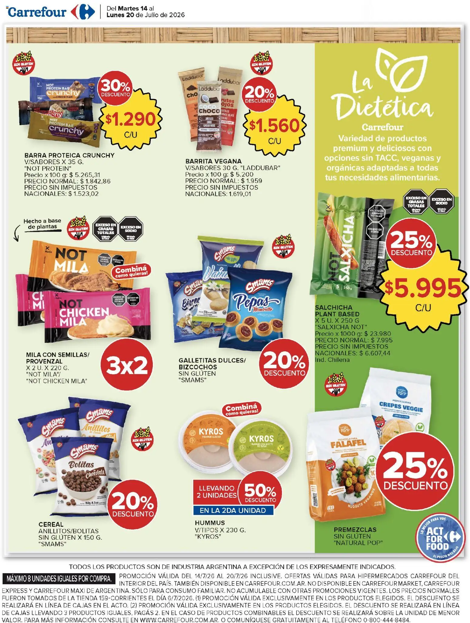 Vista previa del folleto de la tienda Carrefour válido desde el 14/07/2026 