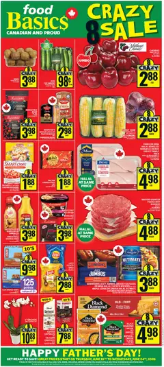Preview of leaflet Food Basics weekly flyer - Ancaster from shop Food Basics is valid from Jun 18, 2026