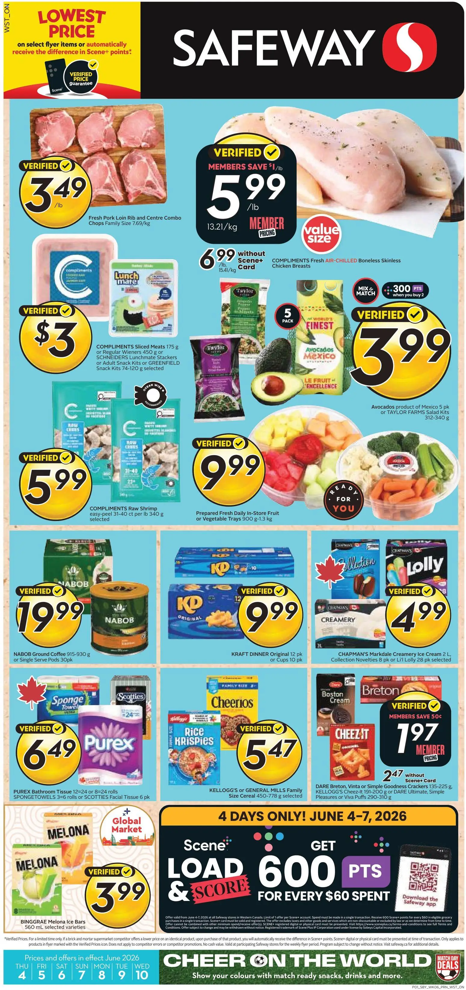 Preview of leaflet Safeway weekly flyer / circulaire from shop Safeway is valid from Jun 04, 2026