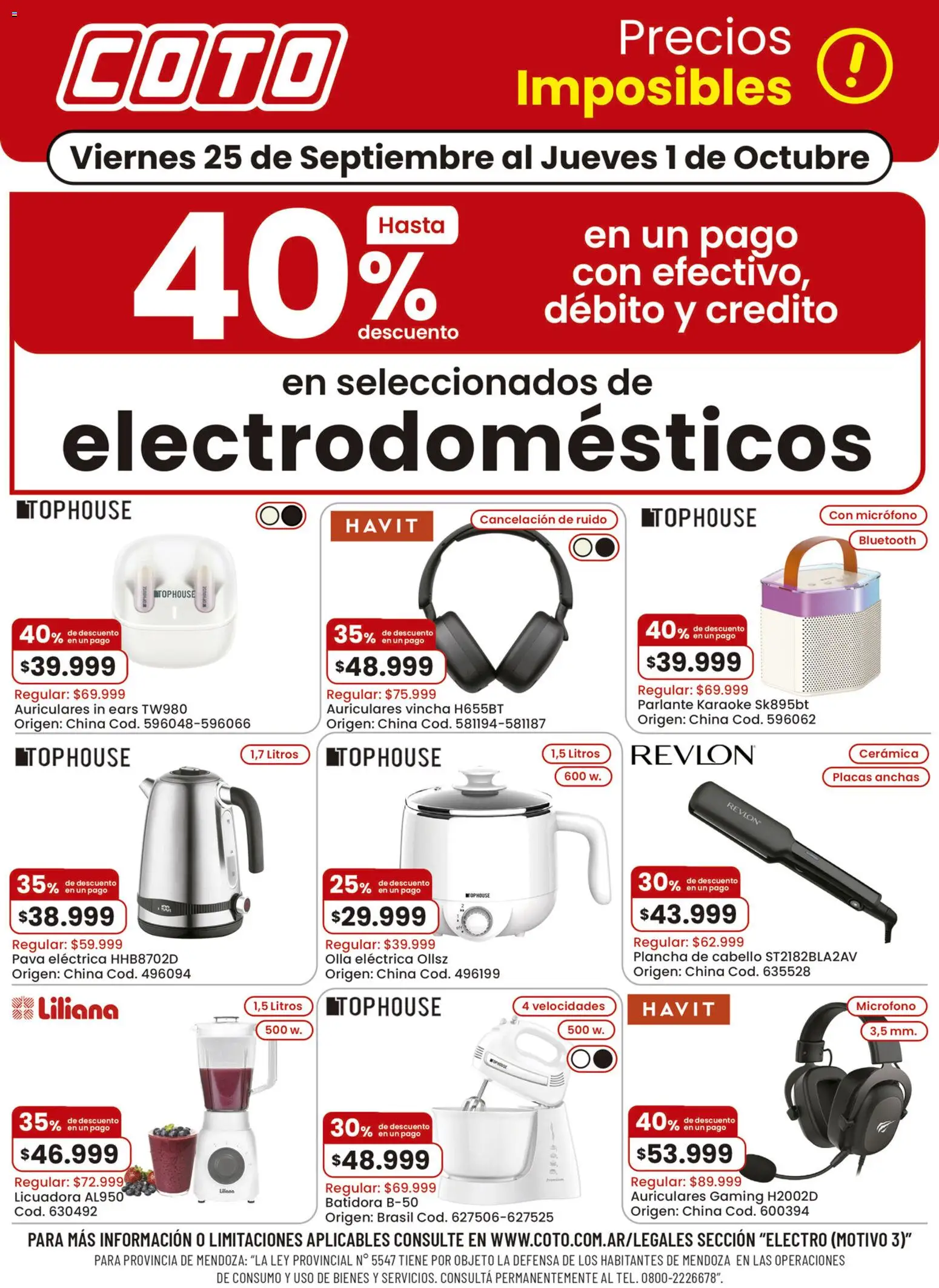 Vista previa del folleto de la tienda Coto válido desde el 25/09/2026 