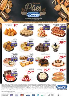 Pré-Visualização do folheto "Comper ofertas Especial Pães" da loja Comper válido a partir de 18/07/2026