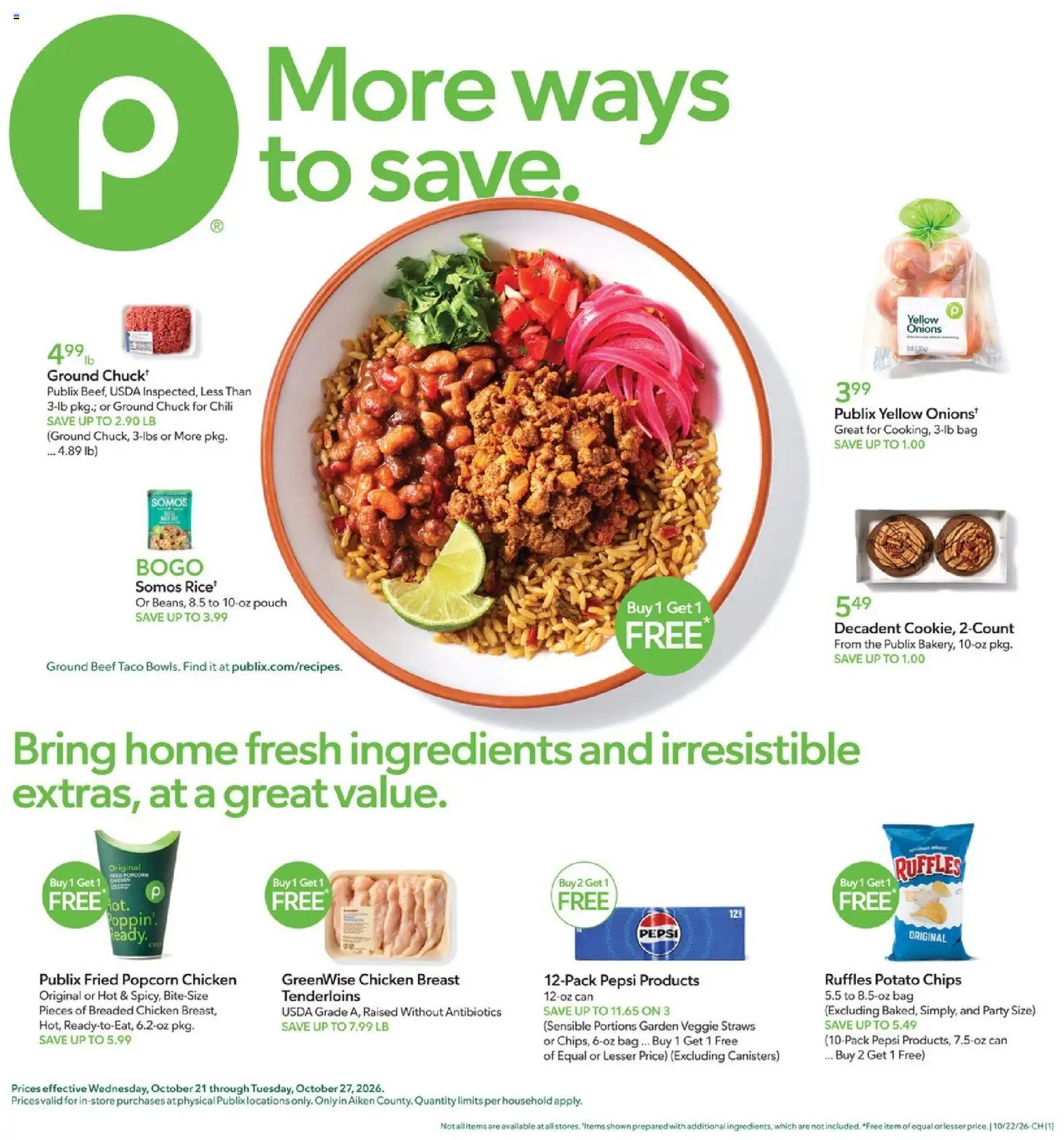 Ad Preview of Publix Publix Weekly Ad from 10/21/2026