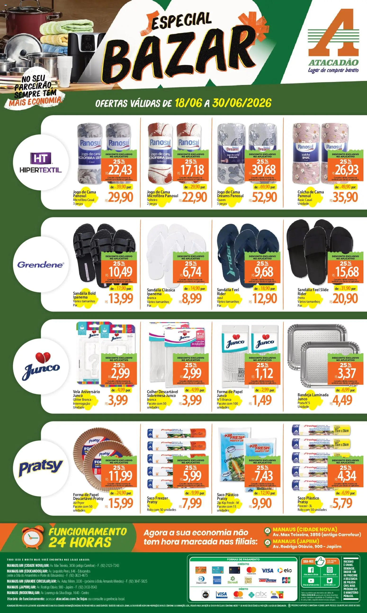 Pré-Visualização do folheto "Atacadão ofertas - AM" da loja Atacadão válido a partir de 18/06/2026
