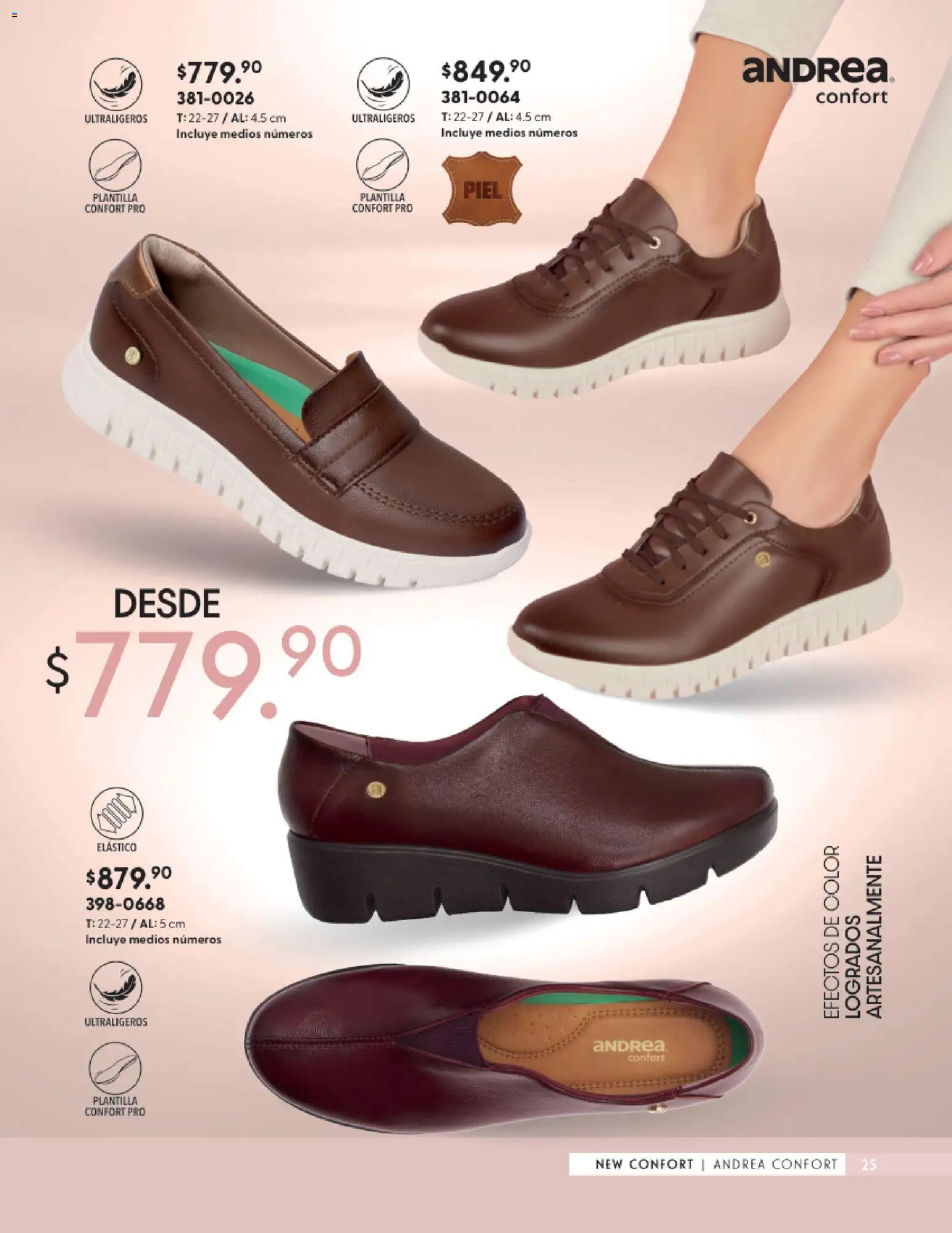 Vista previa las ofertas de la tienda Andrea - Andrea catálogo Calzado Confort desde el 23/08/2026 